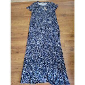 Women's‎ Spense Maxi Dress Blue White Long Size Medium
